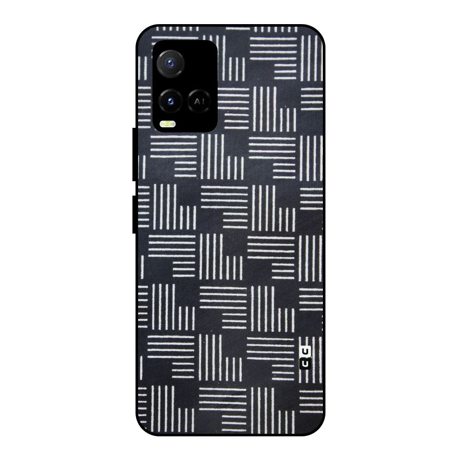 Zig Zag Hierarchy Metal Back Case for Vivo Y21