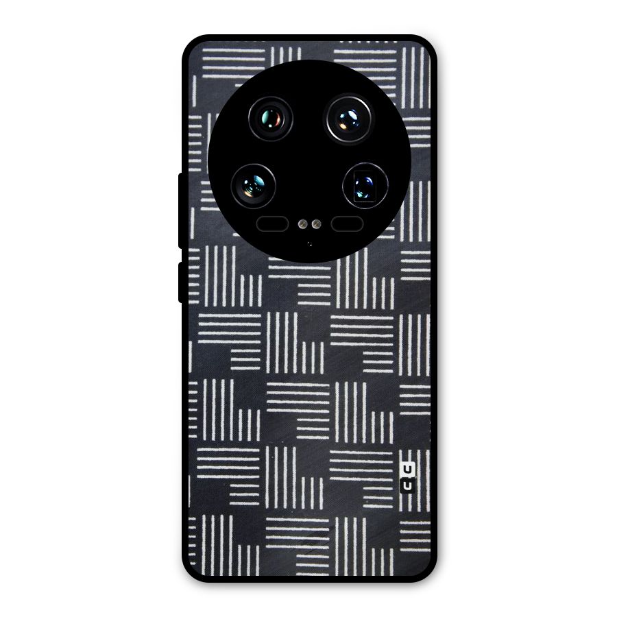 Zig Zag Hierarchy Metal Back Case for Xiaomi 14 Ultra