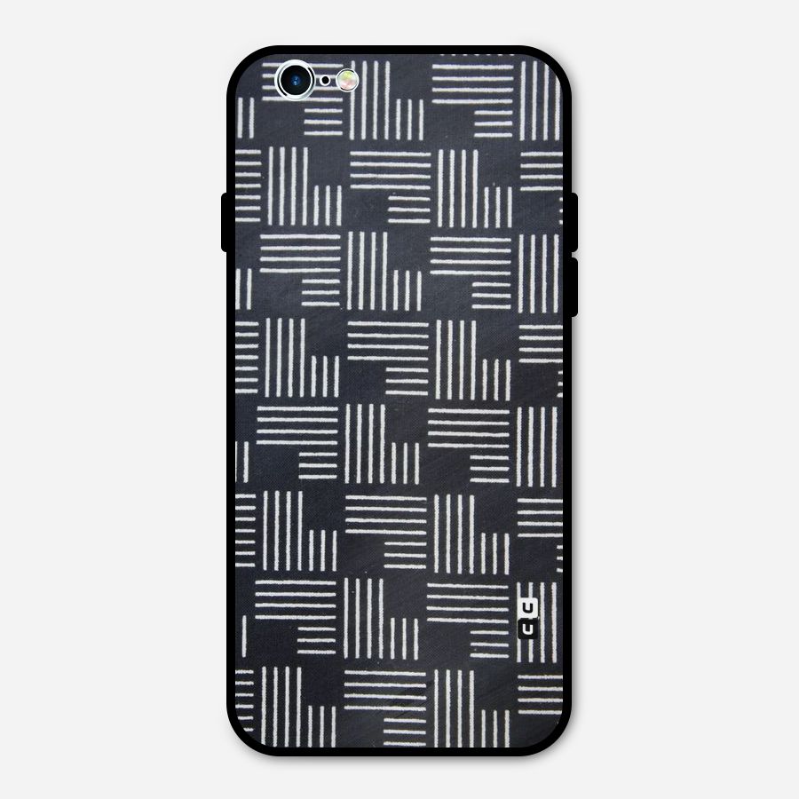 Zig Zag Hierarchy Metal Back Case for iPhone 6 6s