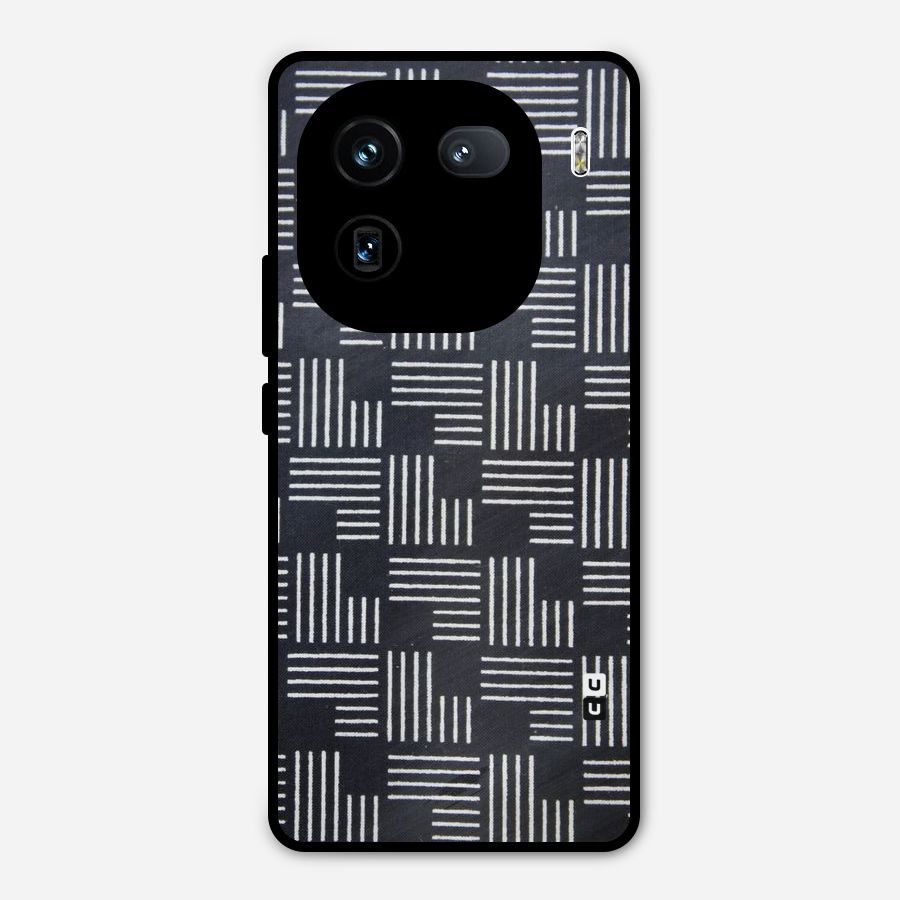 Zig Zag Hierarchy Metal Back Case for iQOO 12