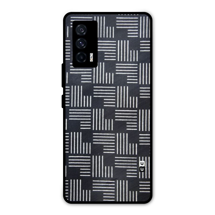 Zig Zag Hierarchy Metal Back Case for iQOO 7 5G