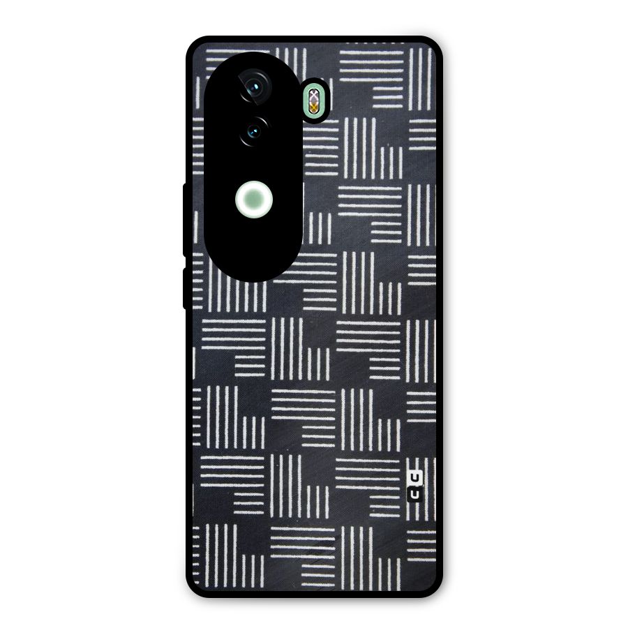 Zig Zag Hierarchy Metal Back Case for iQOO Z9s