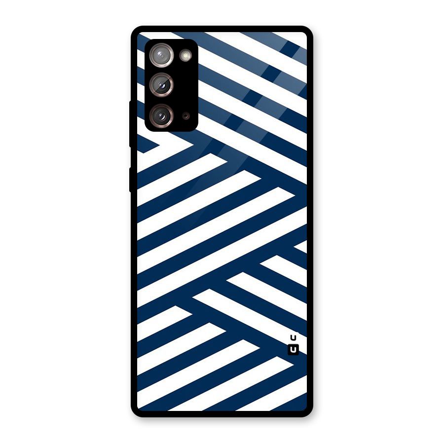 Zip Zap Pattern Glass Back Case for Galaxy Note 20