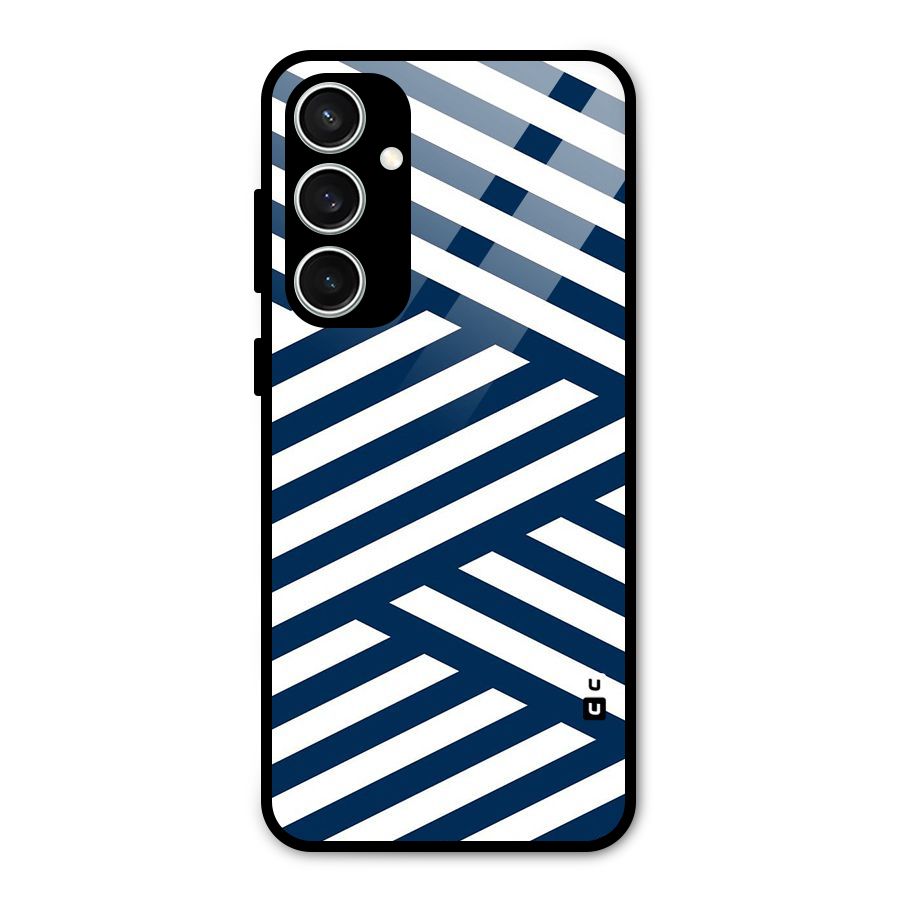 Zip Zap Pattern Glass Back Case for Galaxy S23 FE