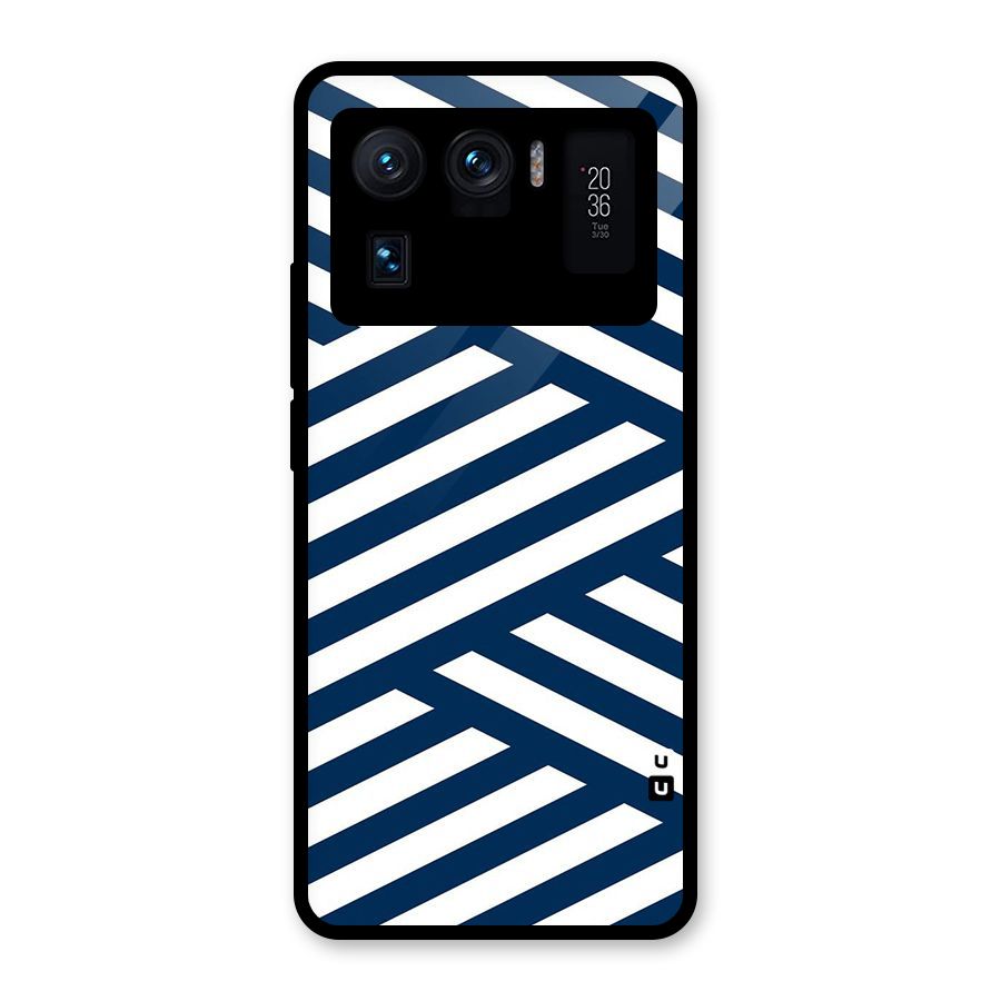 Zip Zap Pattern Glass Back Case for Mi 11 Ultra