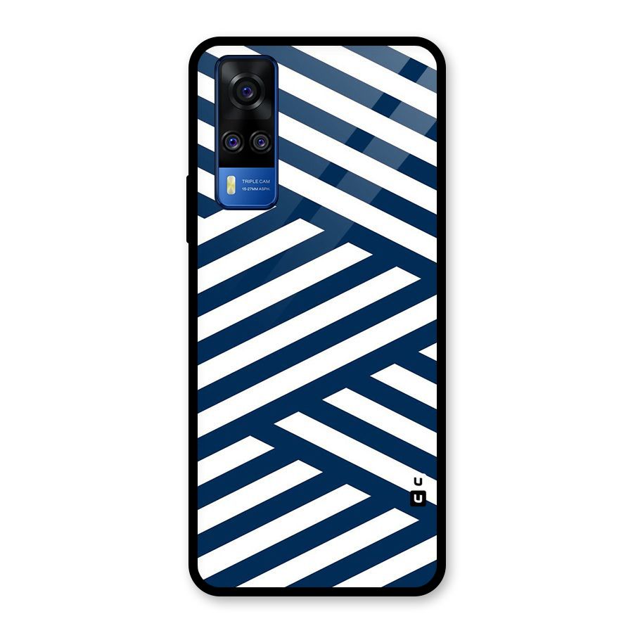 Zip Zap Pattern Glass Back Case for Vivo Y31