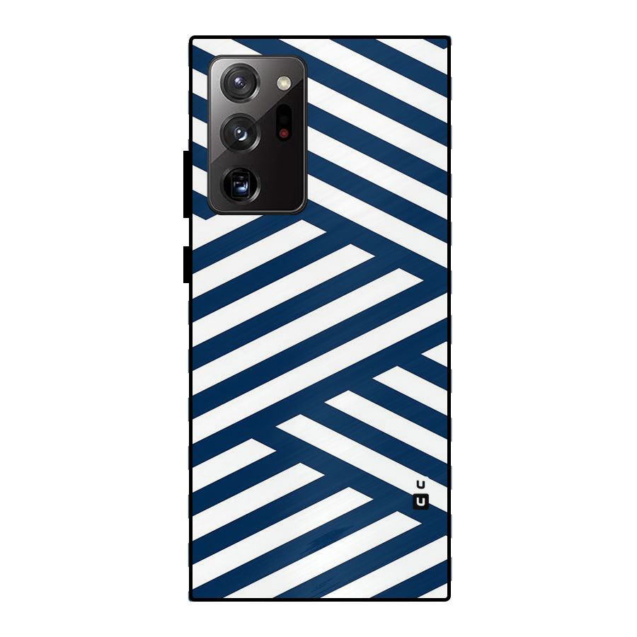 Zip Zap Pattern Metal Back Case for Galaxy Note 20 Ultra