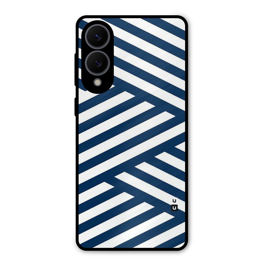 Zip Zap Pattern Metal Back Case for Galaxy S25 Edge