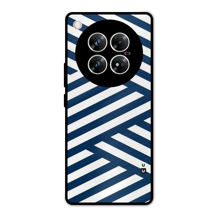 Zip Zap Pattern Metal Back Case for Infinix Zero 40 5G