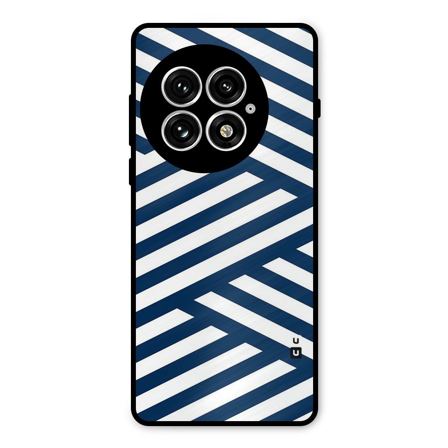 Zip Zap Pattern Metal Back Case for OnePlus 13