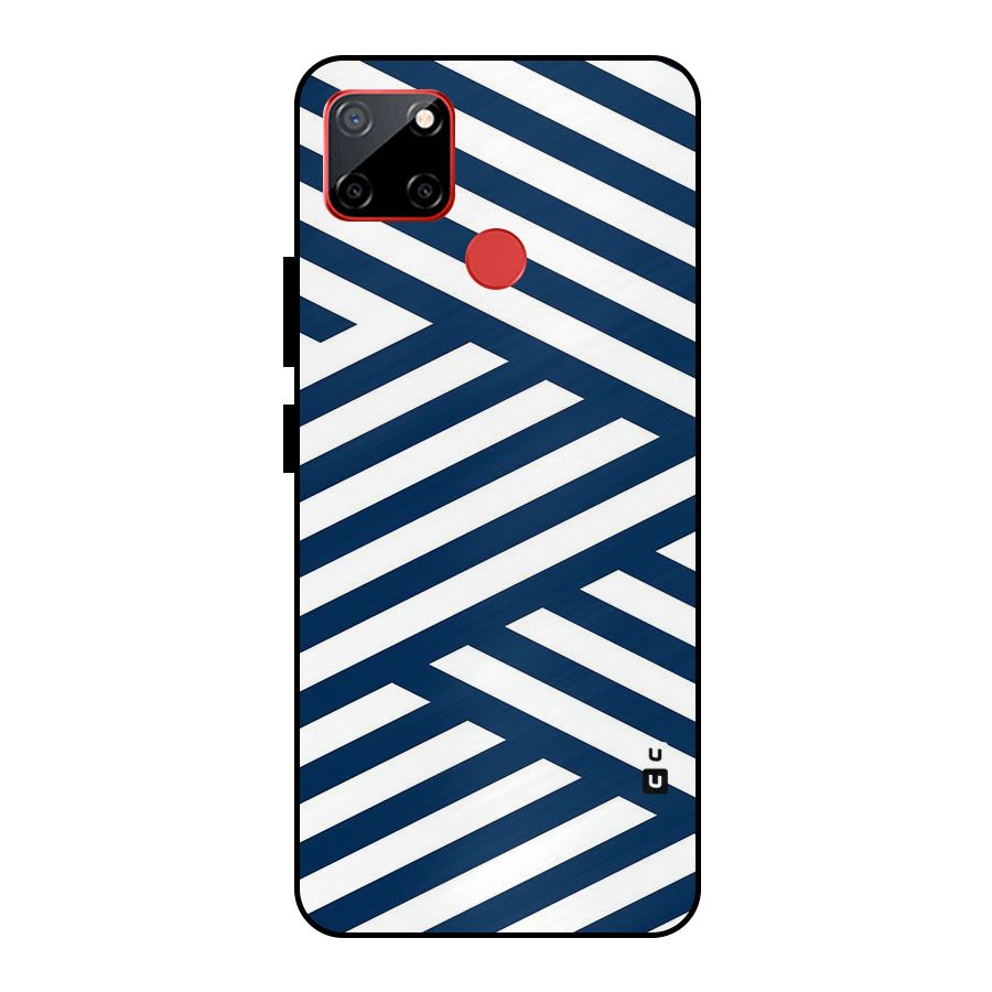 Zip Zap Pattern Metal Back Case for Realme C12