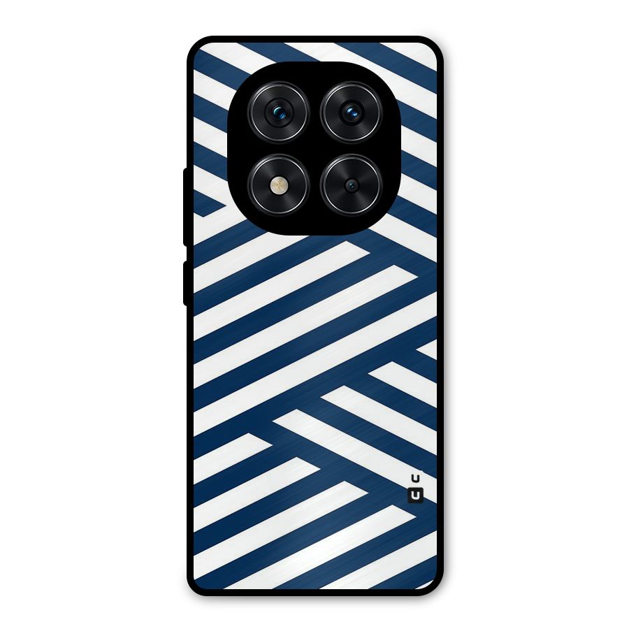 Zip Zap Pattern Metal Back Case for Redmi Note 14 Pro 5G
