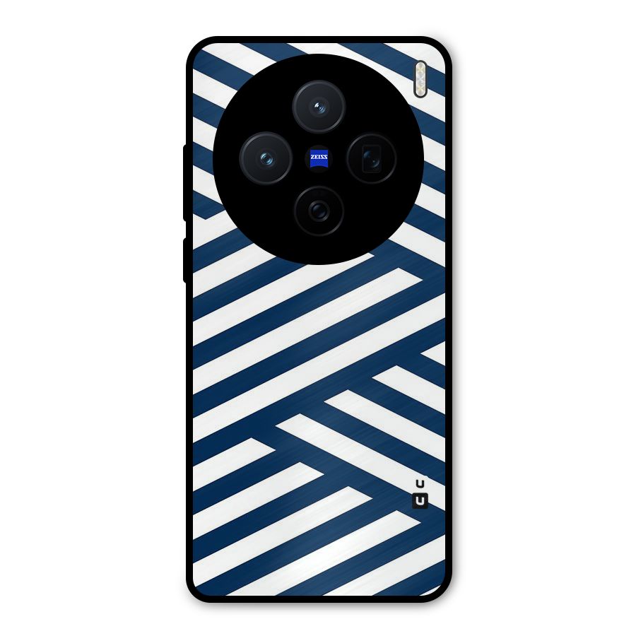 Zip Zap Pattern Metal Back Case for Vivo X200