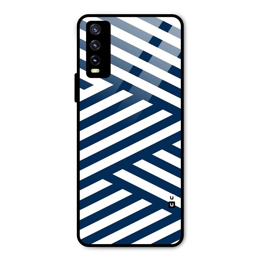 Zip Zap Pattern Metal Back Case for Vivo Y20g