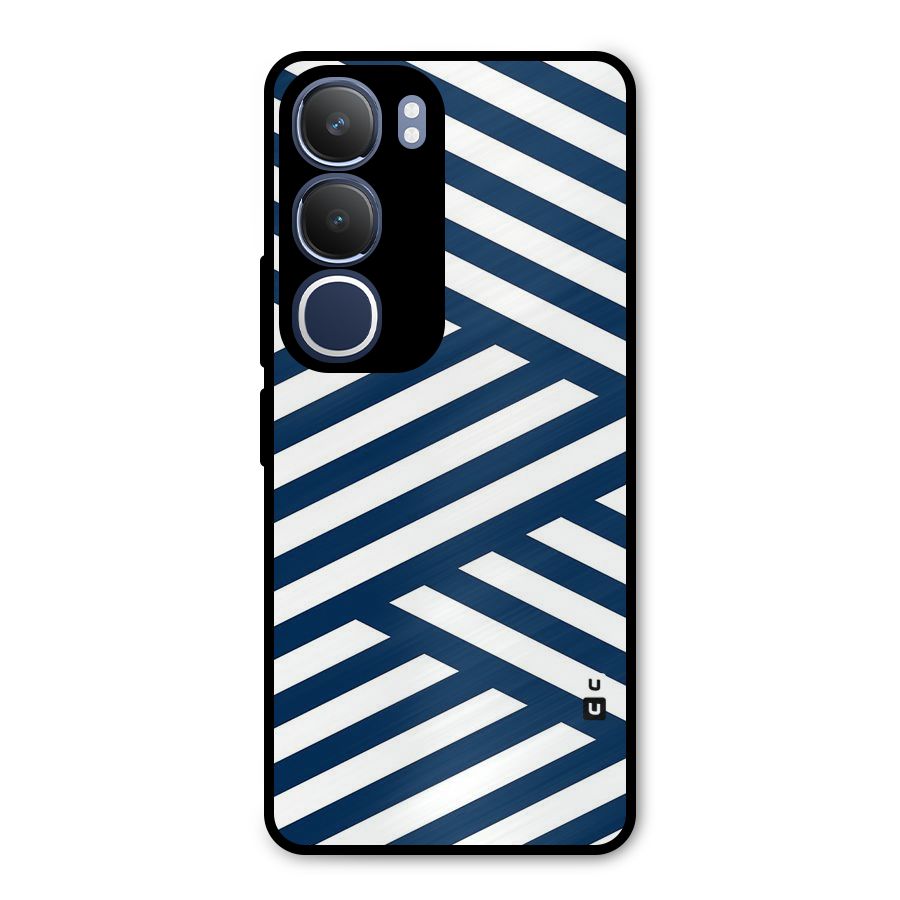 Zip Zap Pattern Metal Back Case for Vivo Y29