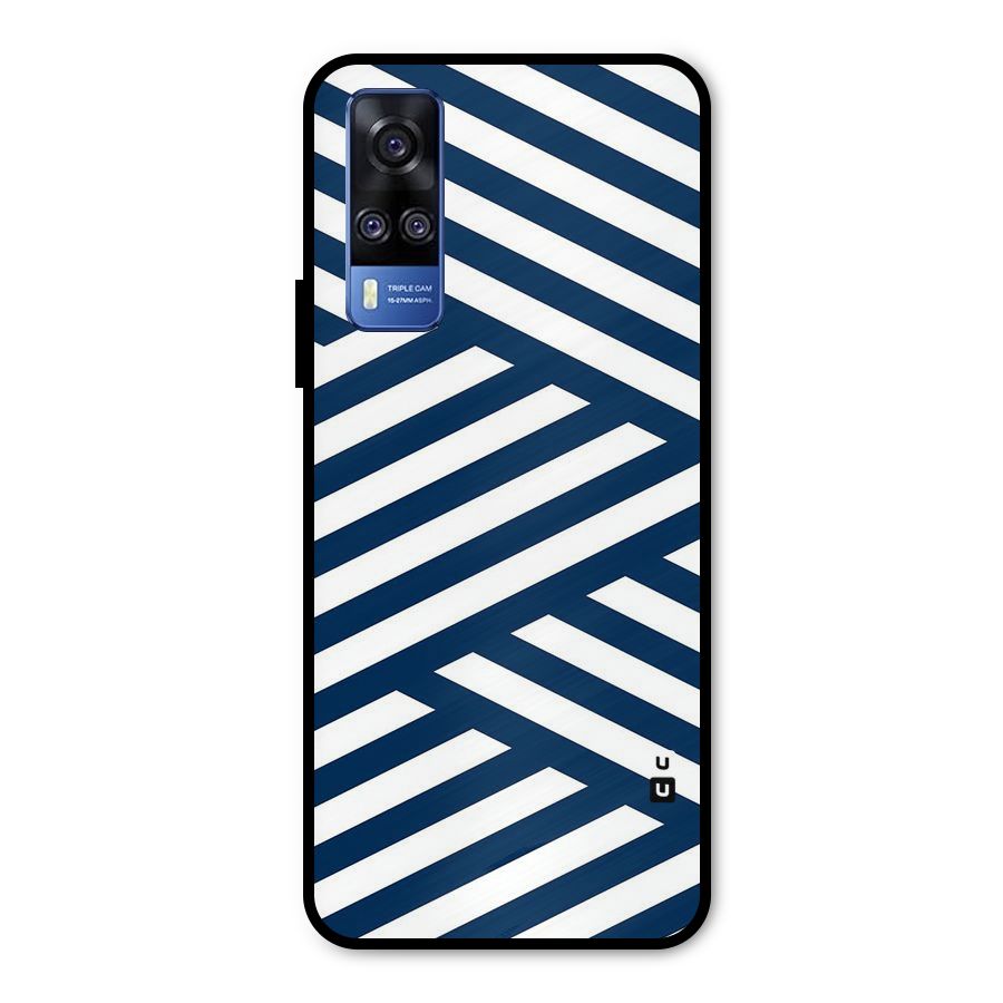 Zip Zap Pattern Metal Back Case for Vivo Y31