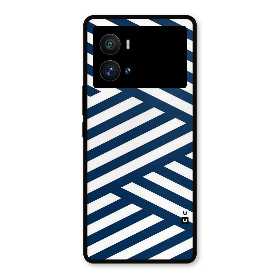 Zip Zap Pattern Metal Back Case for iQOO 9 Pro