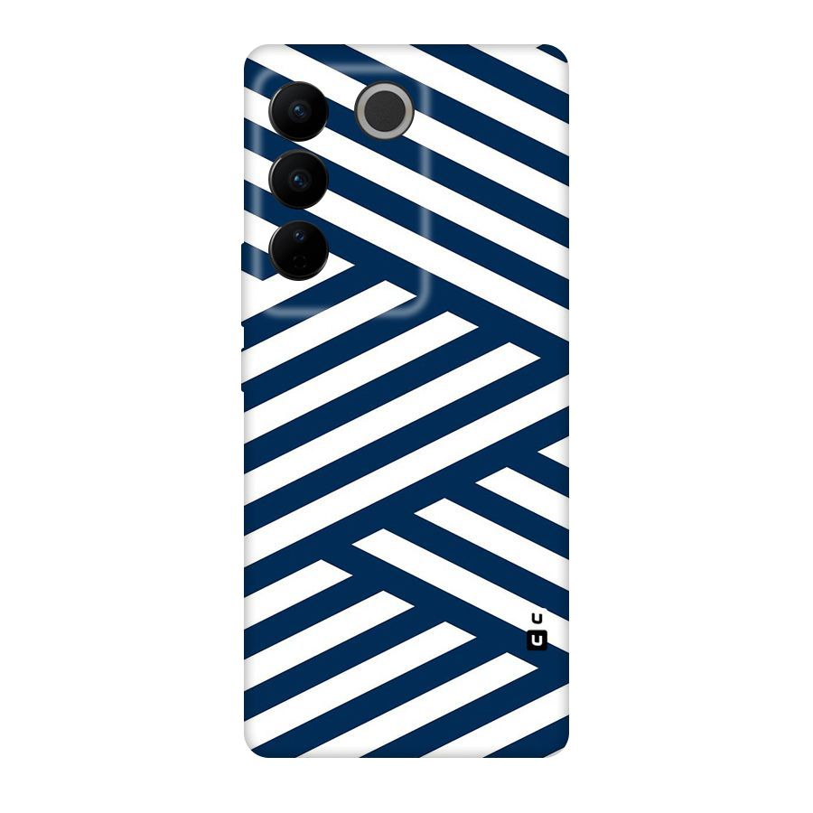 Zip Zap Pattern Original Polycarbonate Back Case for Vivo V27