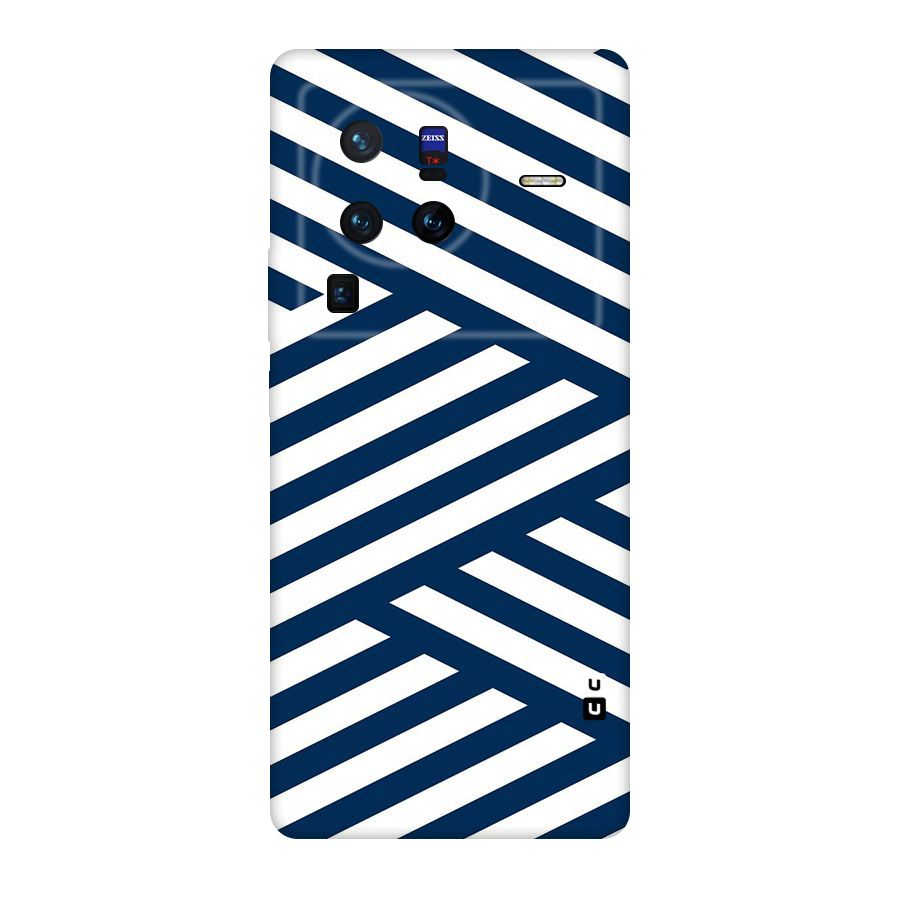 Zip Zap Pattern Original Polycarbonate Back Case for Vivo X80