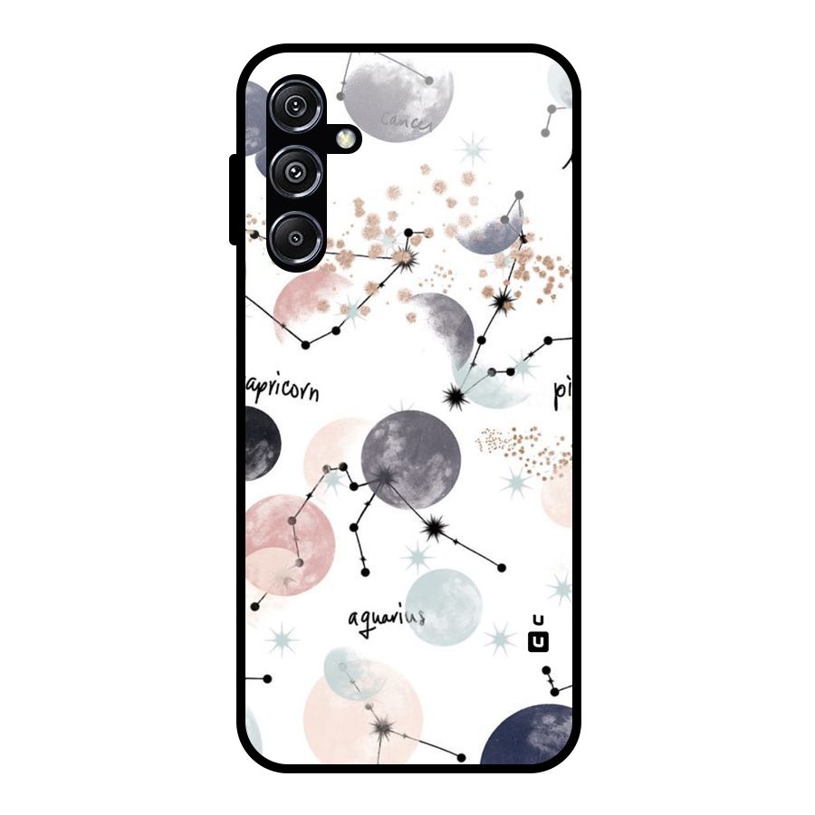 Zodiac Glass Back Case for Galaxy M34 5G