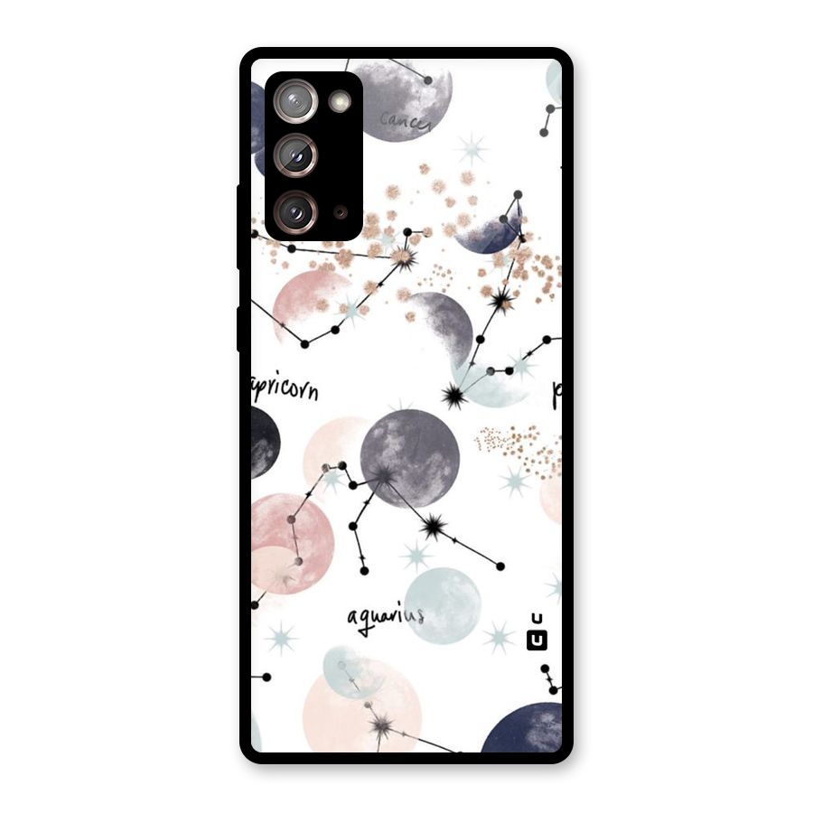 Zodiac Glass Back Case for Galaxy Note 20