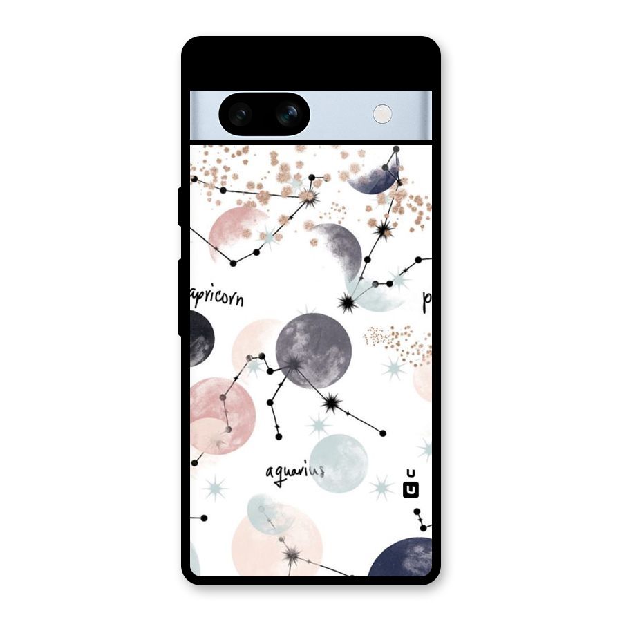 Zodiac Glass Back Case for Google Pixel 7a