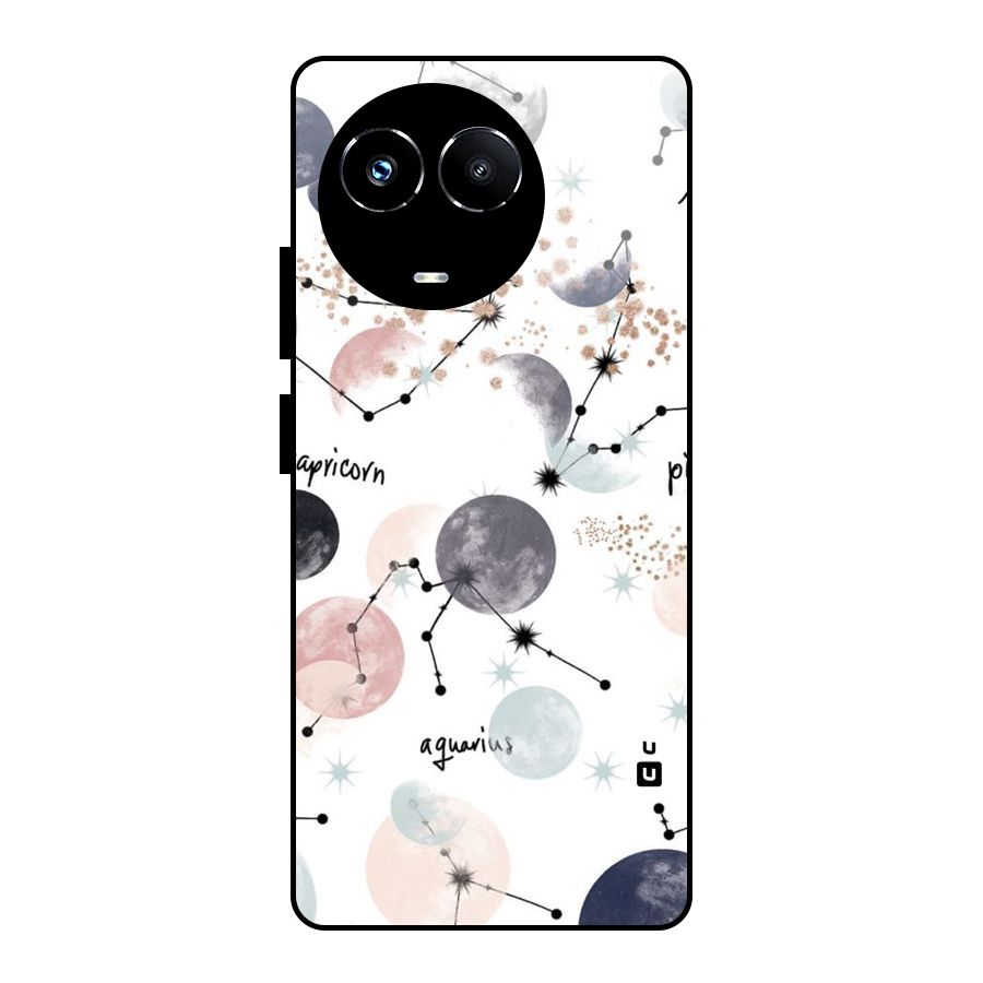 Zodiac Glass Back Case for Realme Narzo 60X