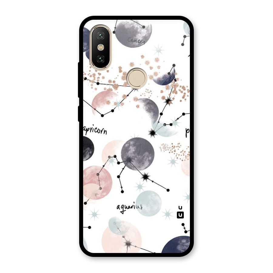 Zodiac Glass Back Case for Redmi A2