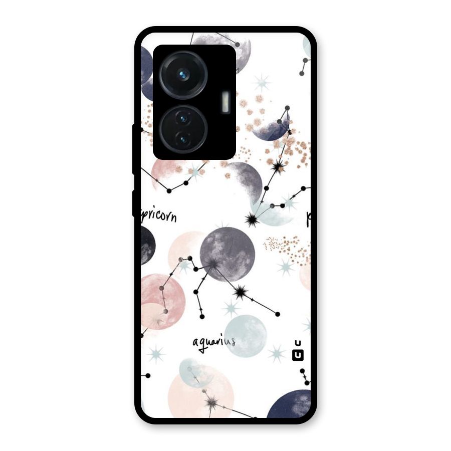 Zodiac Glass Back Case for Vivo T1 44W