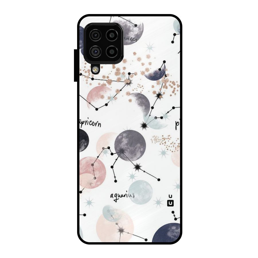 Zodiac Metal Back Case for Galaxy A22 4G