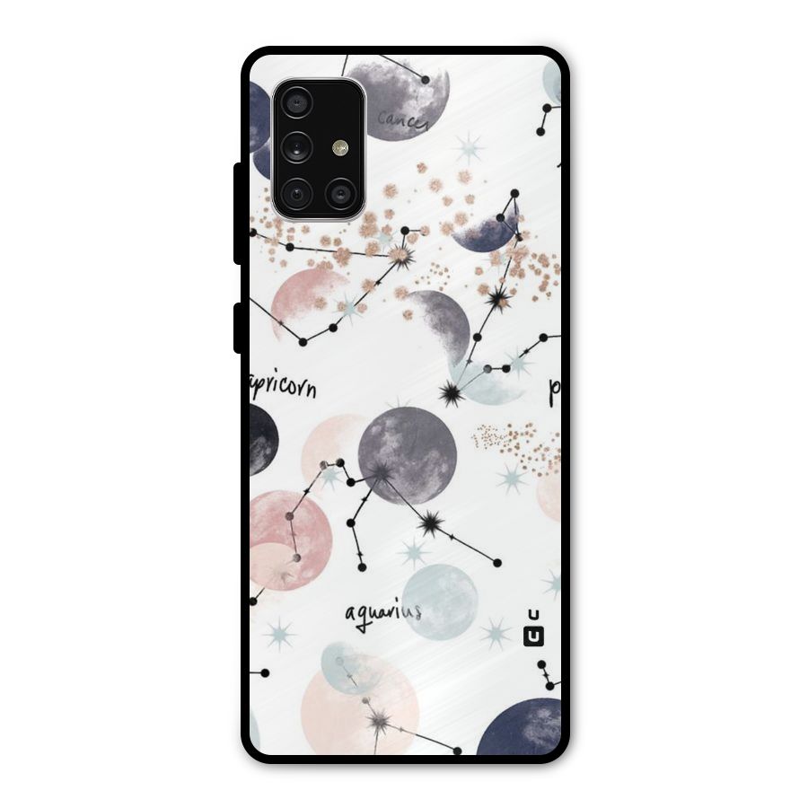 Zodiac Metal Back Case for Galaxy A71