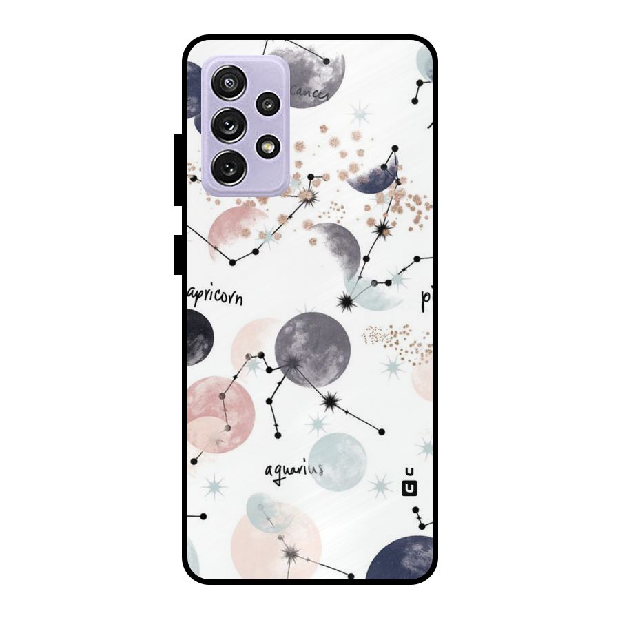 Zodiac Metal Back Case for Galaxy A72