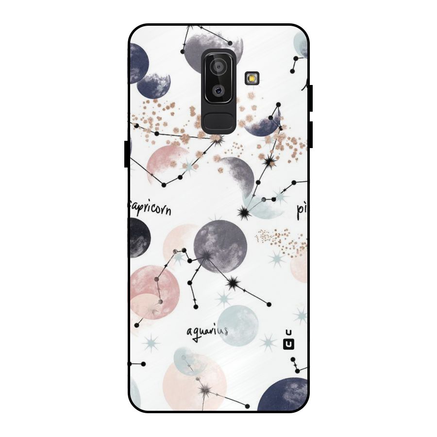 Zodiac Metal Back Case for Galaxy J8