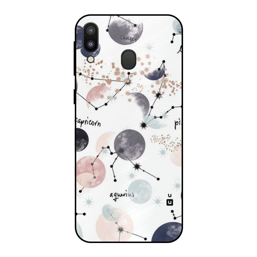 Zodiac Metal Back Case for Galaxy M20