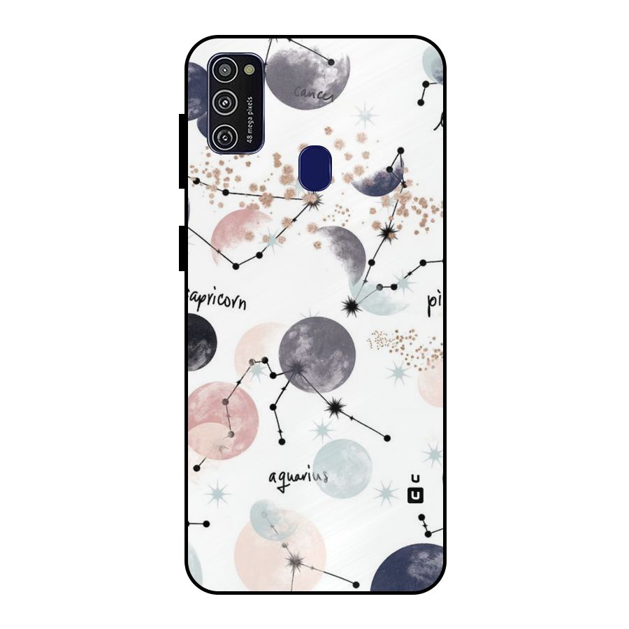 Zodiac Metal Back Case for Galaxy M21