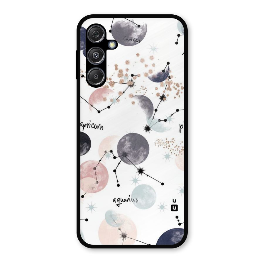 Zodiac Metal Back Case for Galaxy M34 5G