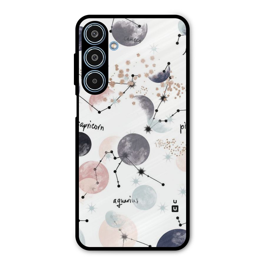 Zodiac Metal Back Case for Galaxy M35