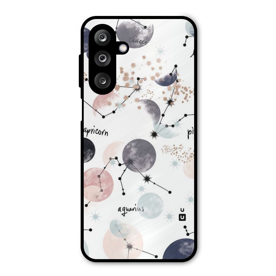 Zodiac Metal Back Case for Galaxy M36