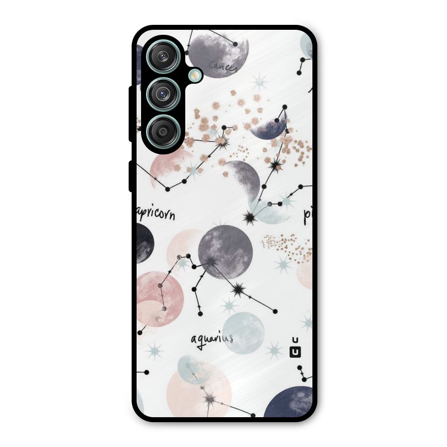 Zodiac Metal Back Case for Galaxy M55 5G