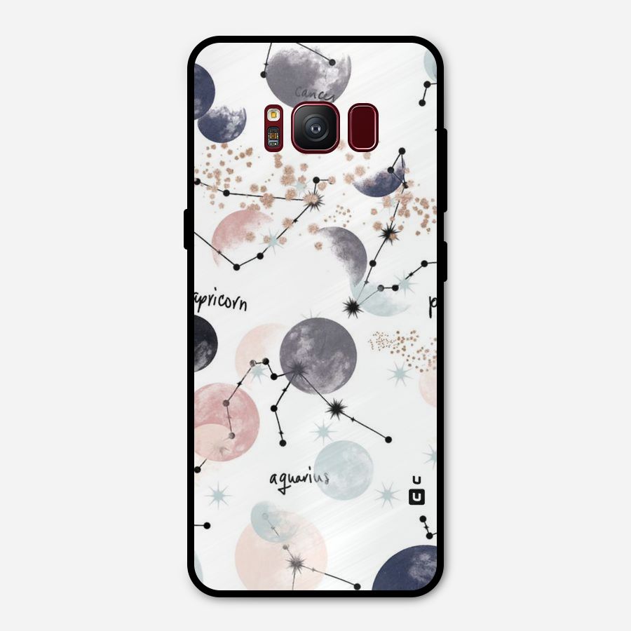 Zodiac Metal Back Case for Galaxy S8