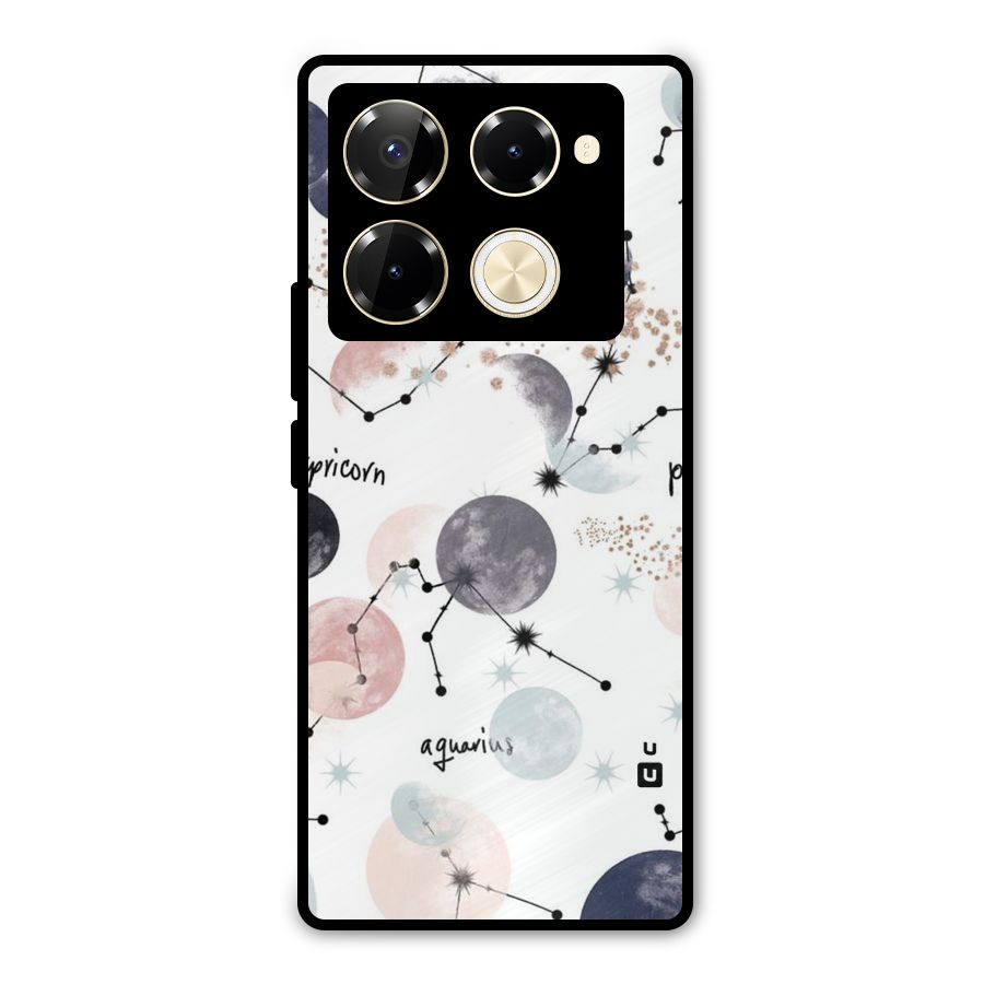Zodiac Metal Back Case for Infinix Note 40 Pro