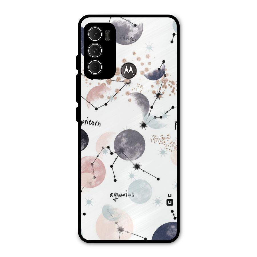 Zodiac Metal Back Case for Moto G60