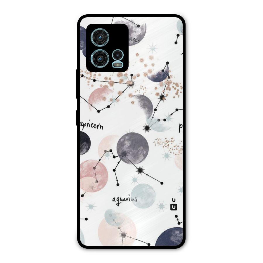 Zodiac Metal Back Case for Moto G72