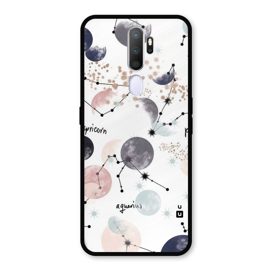 Zodiac Metal Back Case for Oppo A9 (2020)
