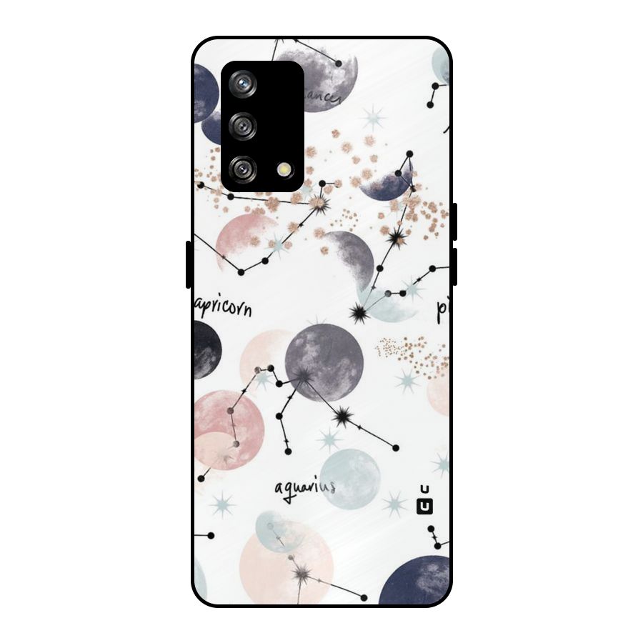 Zodiac Metal Back Case for Oppo F19