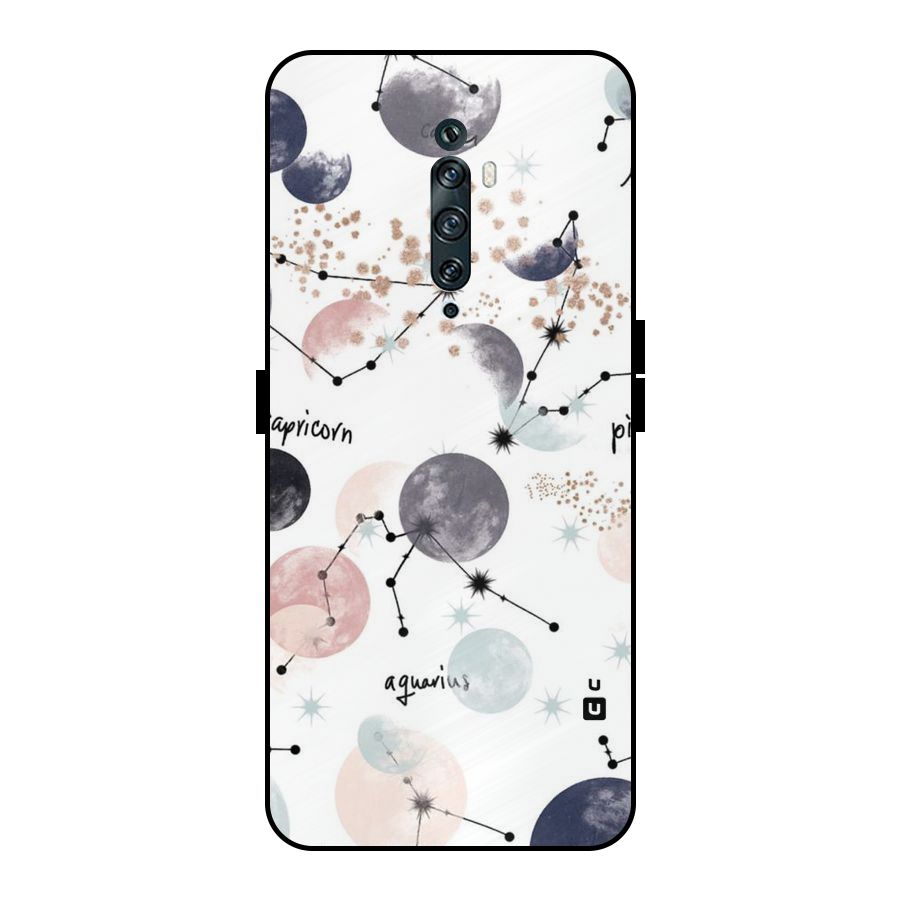 Zodiac Metal Back Case for Oppo Reno2 F