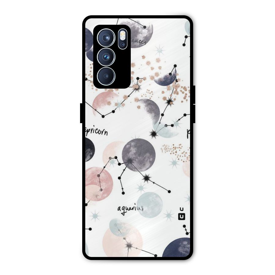 Zodiac Metal Back Case for Oppo Reno6 Pro 5G