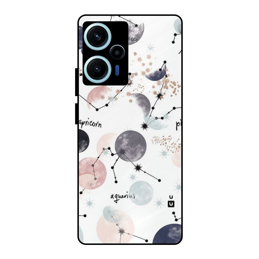 Zodiac Metal Back Case for Poco F5