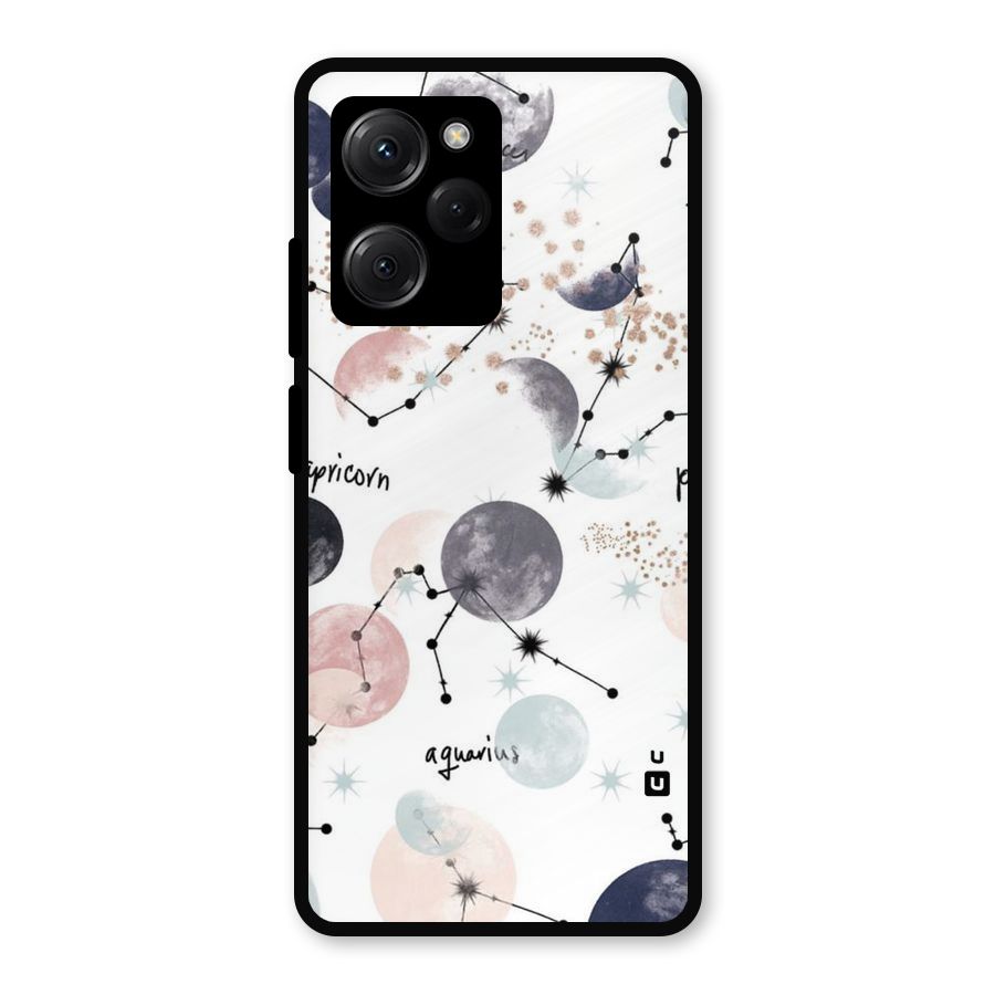 Zodiac Metal Back Case for Poco X5 Pro