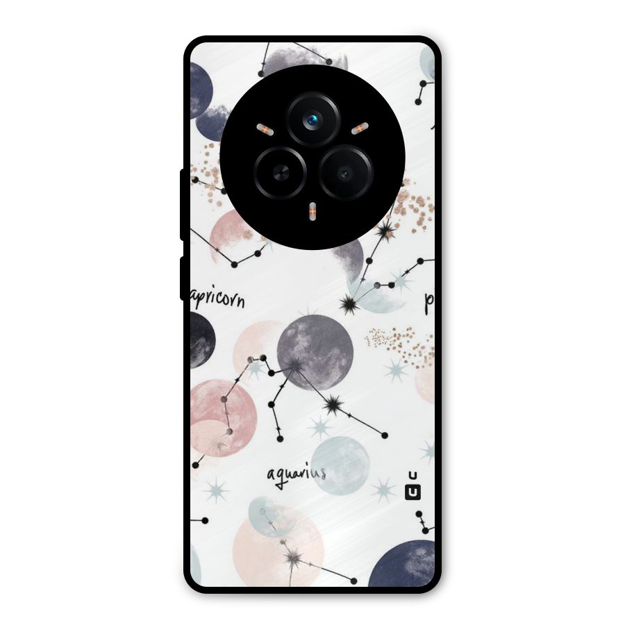 Zodiac Metal Back Case for Realme 14 Pro